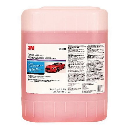 3M 3M Car Wash Soap, 38378, 5 Gallon 7000045535